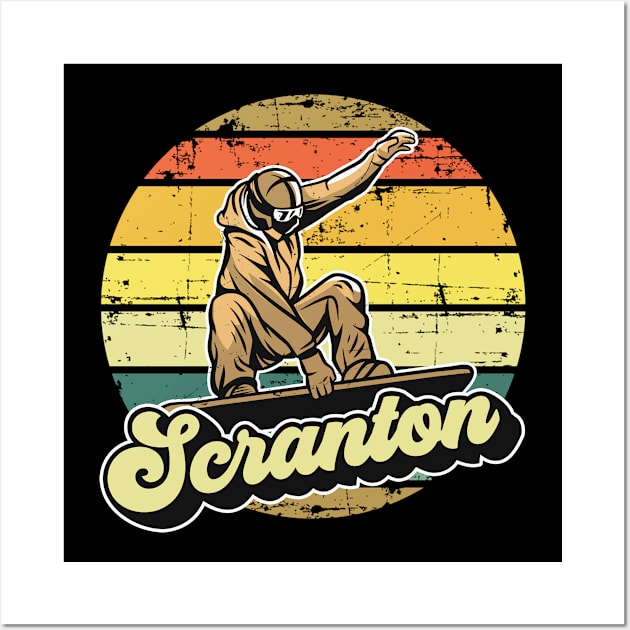 Scranton snowboarding mountain Wall Art by NeedsFulfilled